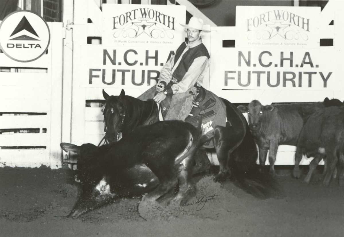 Jay Novacek  Image: Jay Novacek in 1993 at the NCHA Futurity.