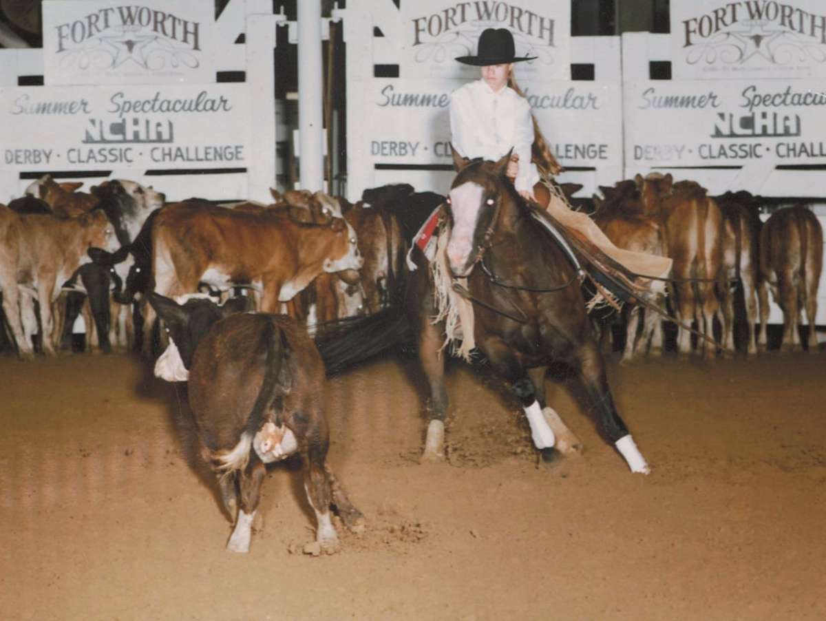Lynda Lynx  Image: Lynda Lynx, shown my Paige Hough, at the NCHA Summer Spectacular.