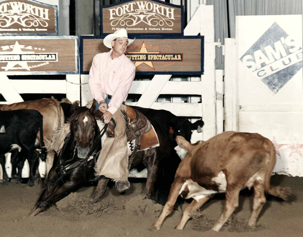 Les Bates  Image: Les Bates showing at the NCHA Summer Spectacular. 