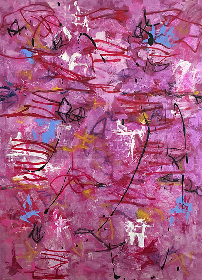 Feels Good To Be Running From The Devil by Mary Lonergan Art 