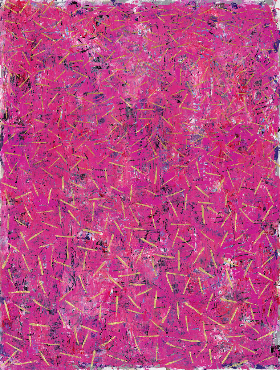 GLIMMER PINK PANEL by Mary Lonergan Art 