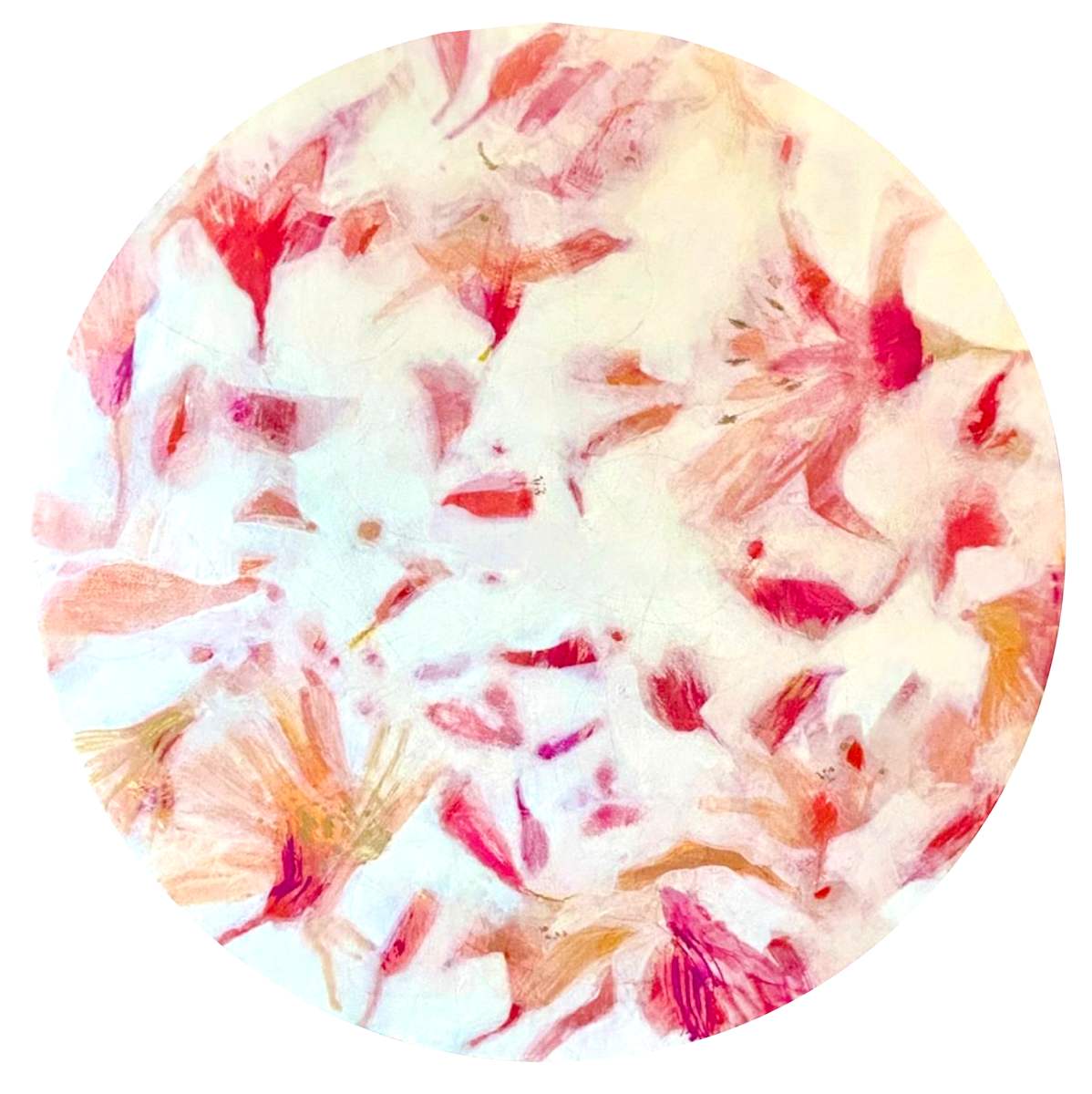 Opening Night #2 by Doris Wasserman  Image: Opening Night No. 2. Acrylic, graphite, cold wax on panel. 18 inches