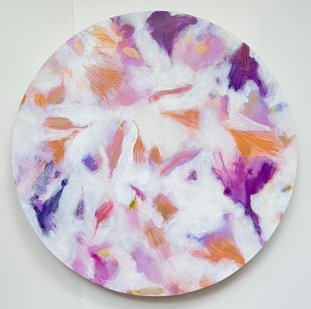 Sunrise, sunrise by Doris Wasserman  Image: Sunrise, sunrise. Acrylic, graphite, cold wax on panel. 22 inches