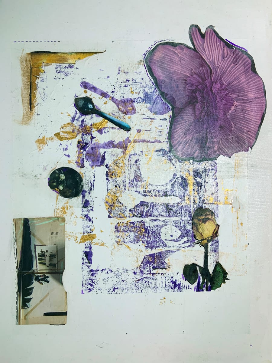 15 Generations - Kala (Collograph) by Jean & Iggy Font 