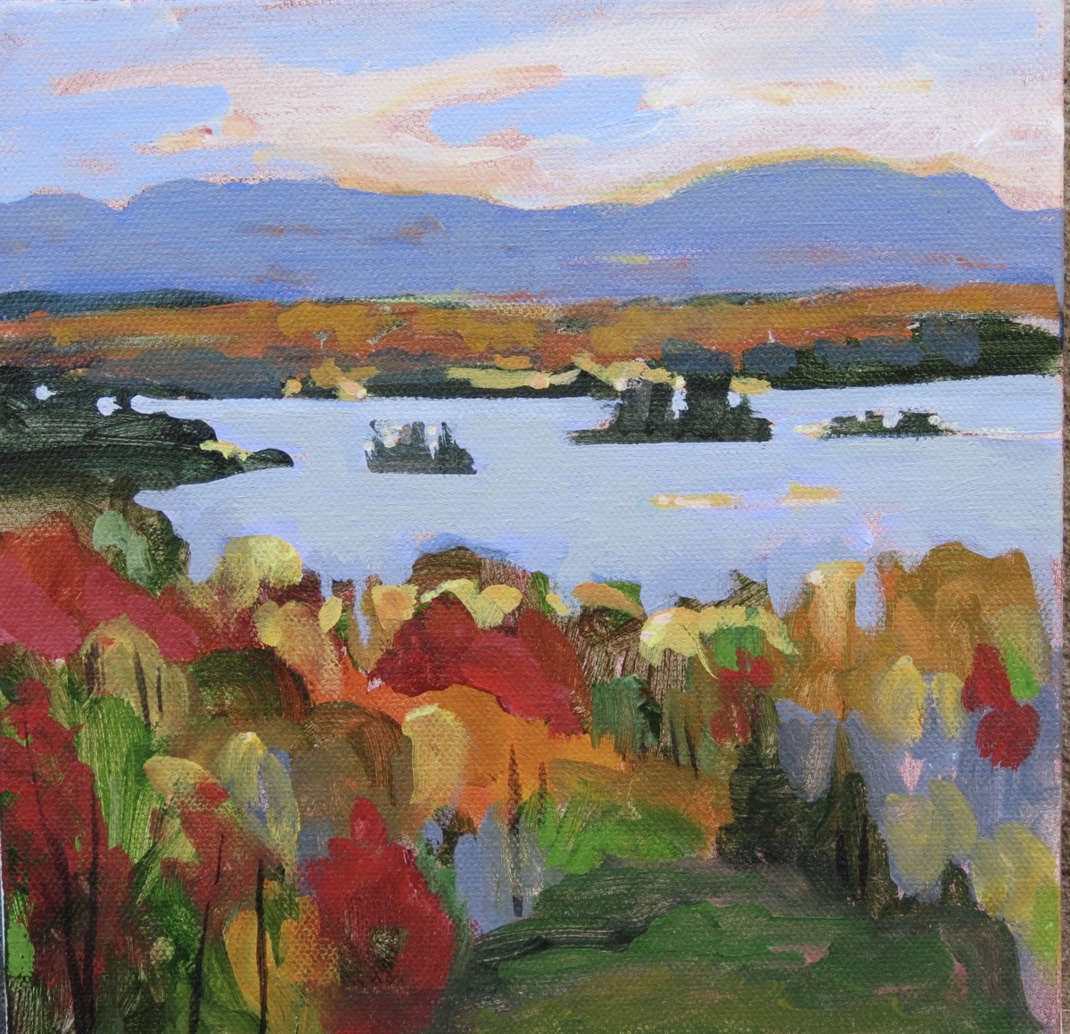 Autumn on the Ottawa River by Angela St Jean 