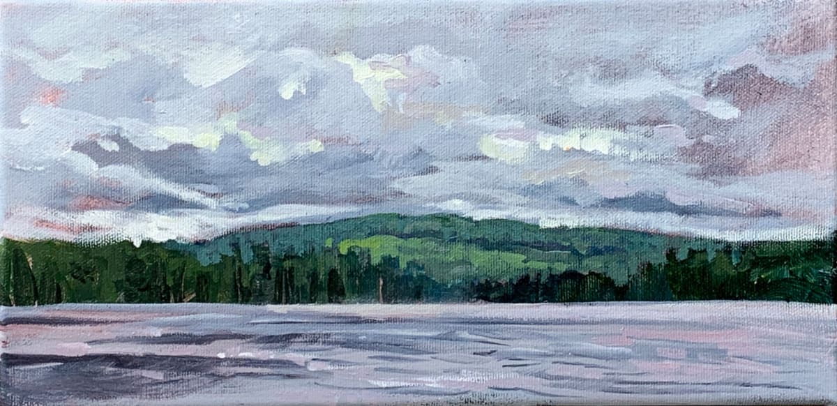 Overcast on the Lake, August by Angela St Jean 
