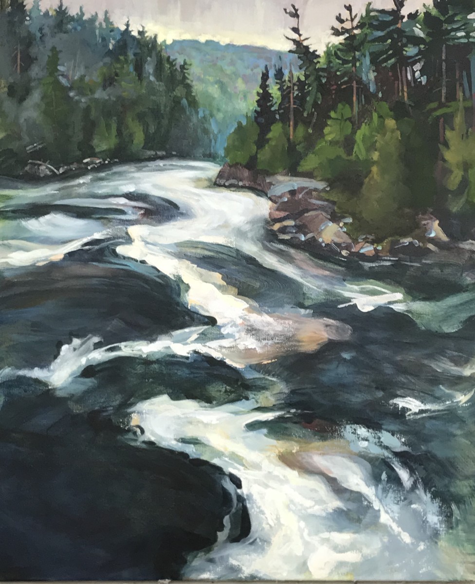 White Water Morning by Angela St Jean 