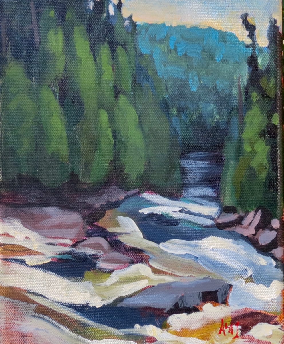 Morning at Grande Chutes, Dumoine River 