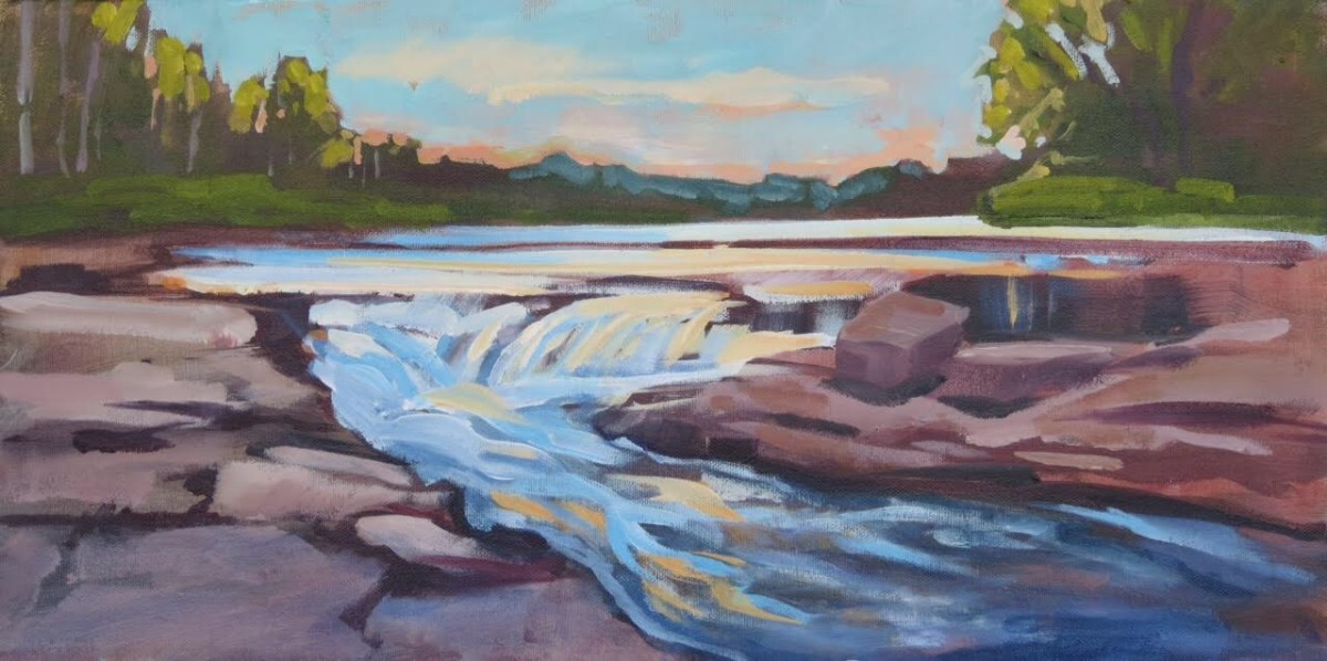 Fourth Chute, Bonnechere River by Angela St Jean 