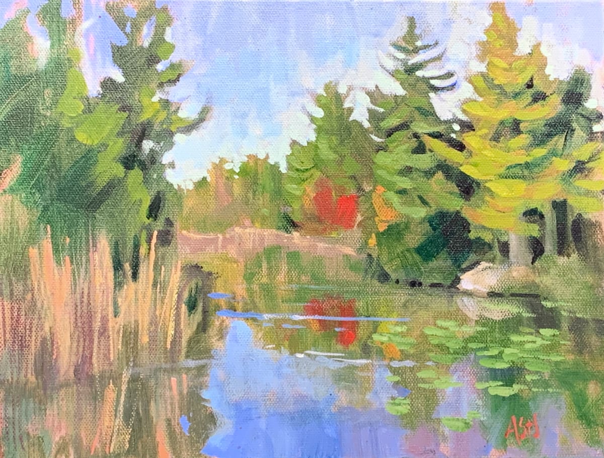 Shaw’s Pond, September by Angela St Jean 