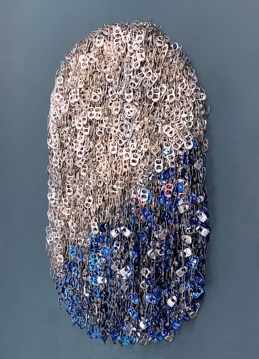 Blue diagonal by Virginia Fleck, Image 4.