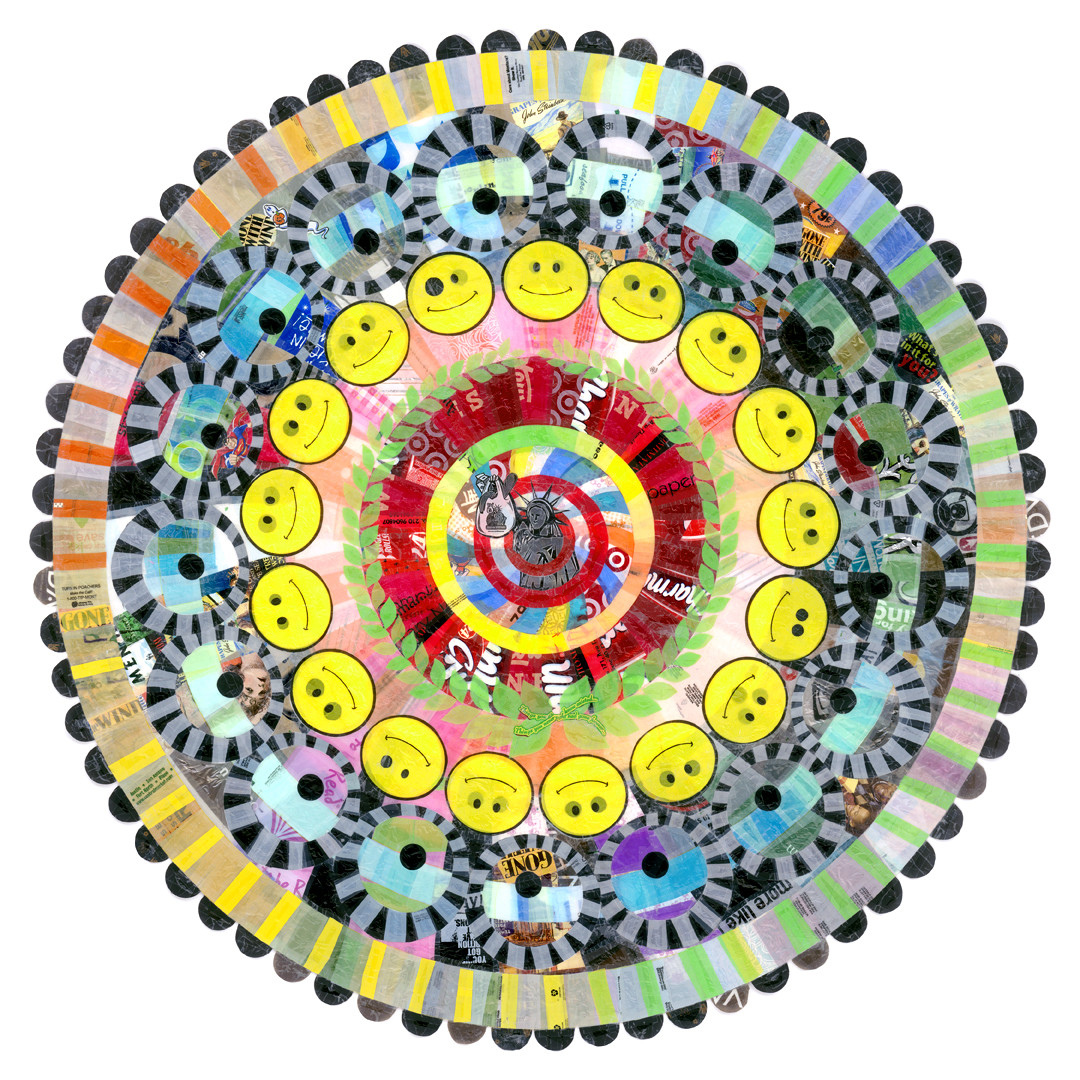 Liberty Mandala by Virginia Fleck 