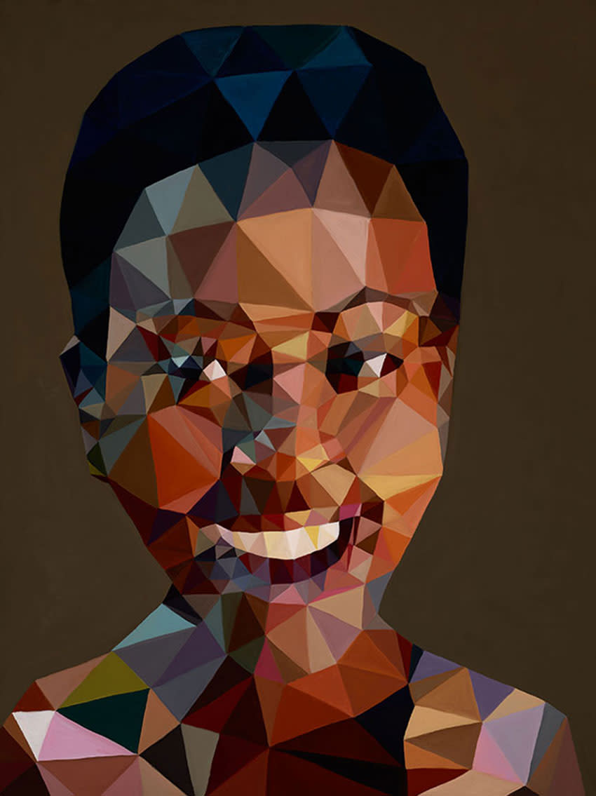 CLOTHES WHORE - ORIGINAL OIL PAINTING by Angie Jones 