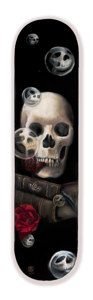 VANITAS III - ORIGINAL OIL PAINTING by Angie Jones 