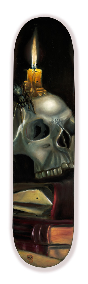 VANITAS I - ORIGINAL OIL PAINTING by Angie Jones 