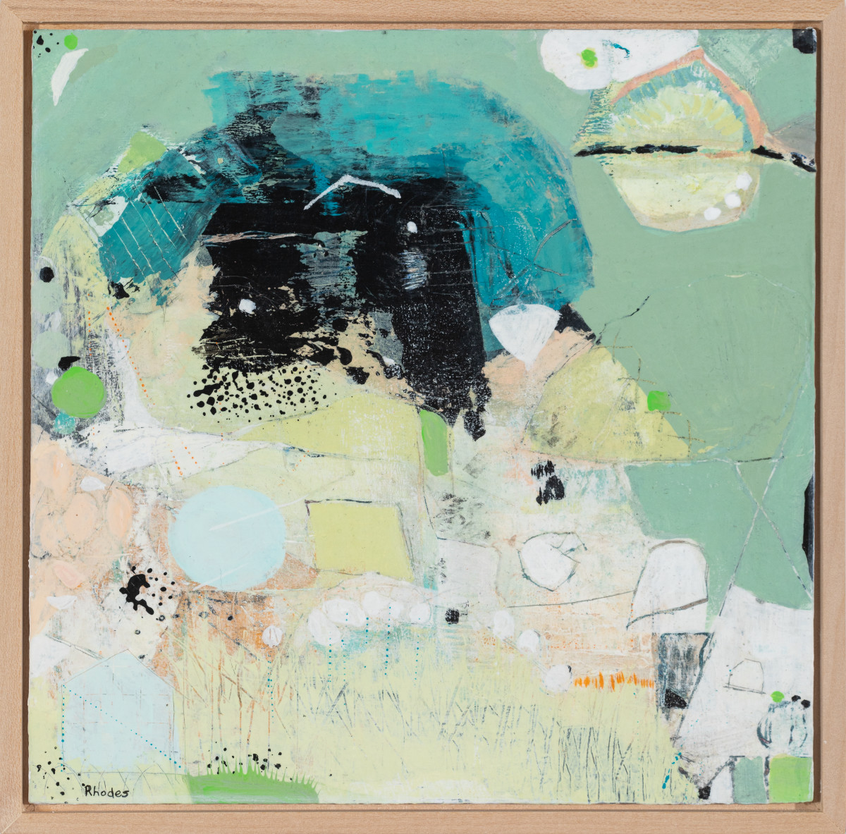 Build Your House on a Rock by Lori Rhodes Art 