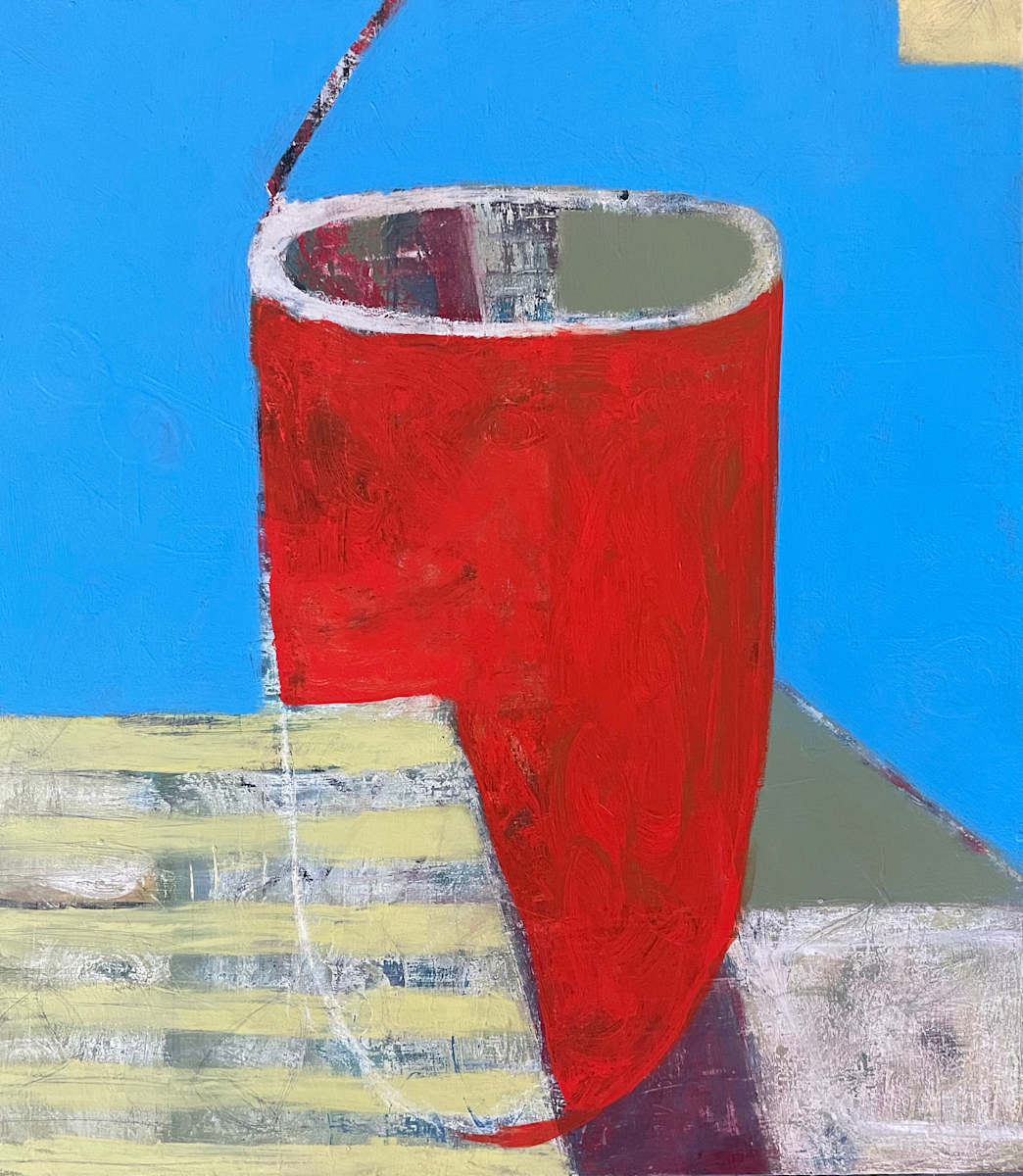 Vessel On Table Abstracted by Michael C. Gadlin, Image 1.