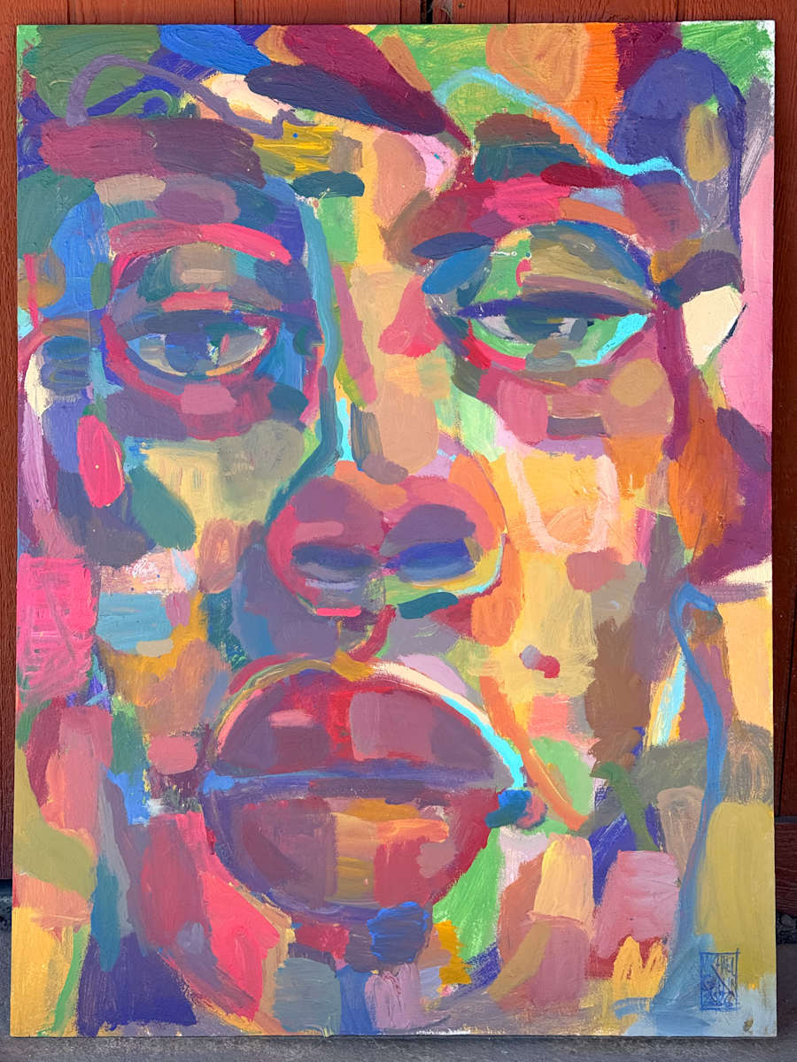 Self Portrait in Thought by Michael C. Gadlin, Image 7.