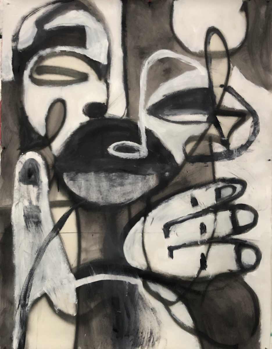 Primitive Figure with hand by Michael C. Gadlin, Image 4.
