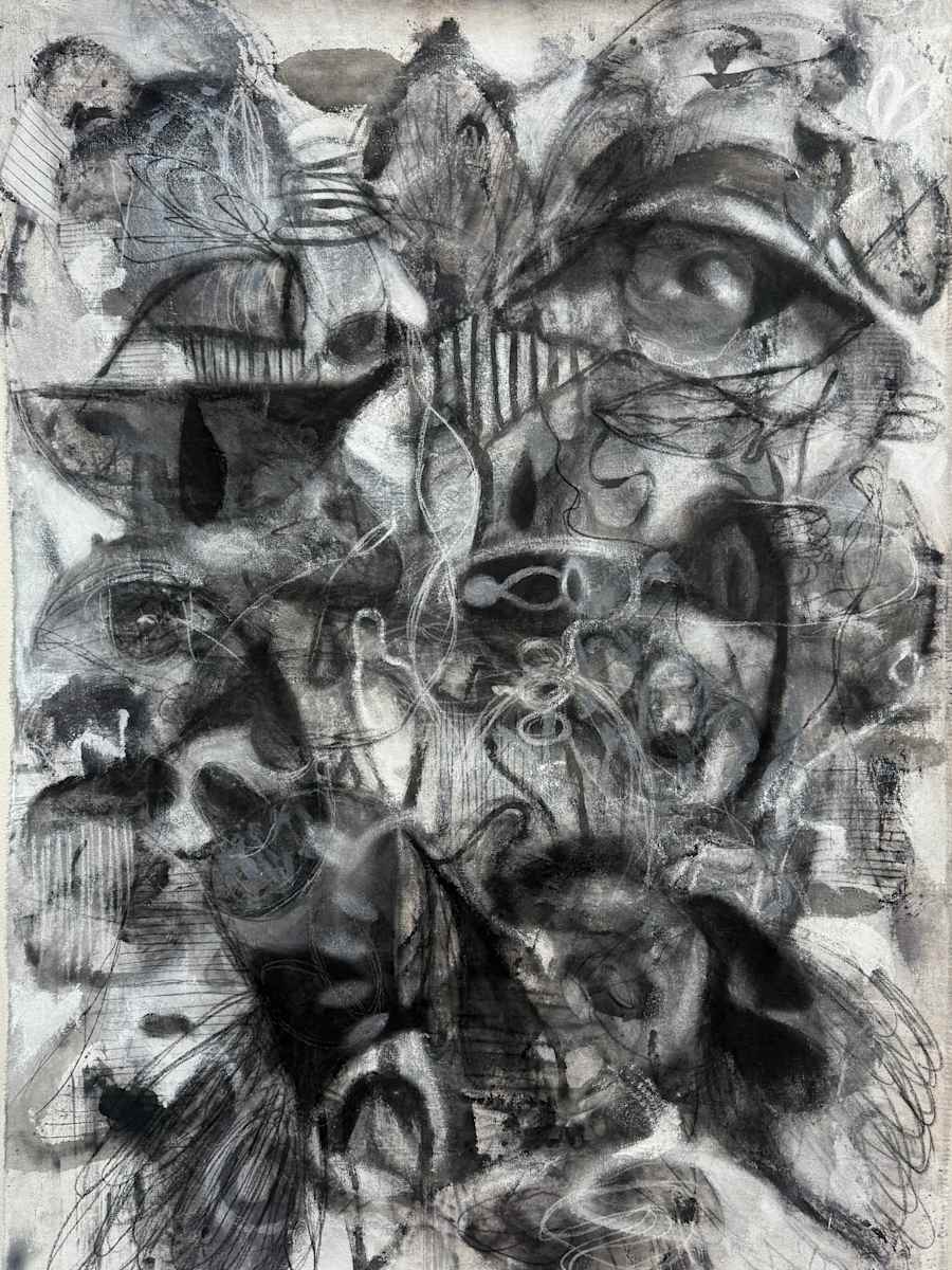 Untitled Black & White Elements by Michael Gadlin 