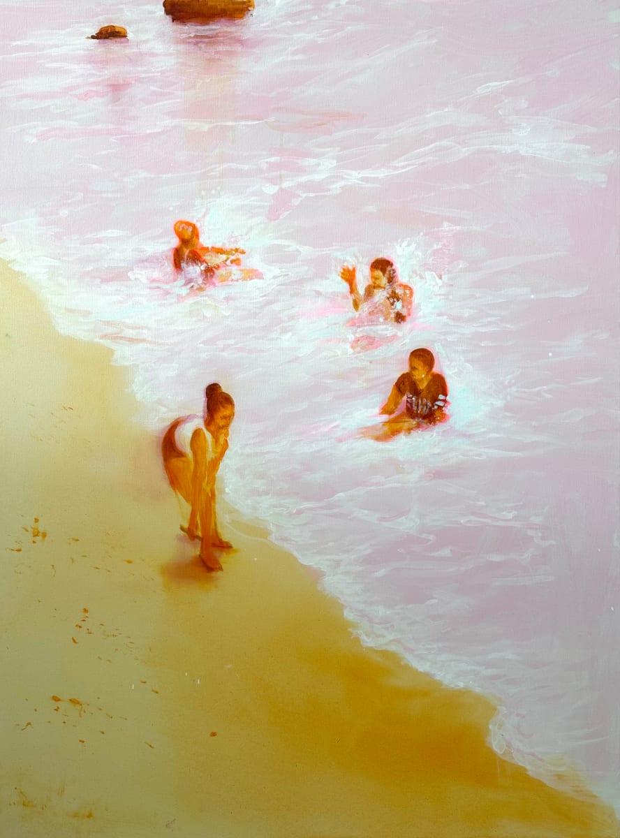 Between Ebb & Flow by Max Gottlieb  Image: Beach paintings