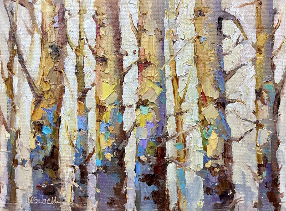 Birch Stand by Michele Usibelli 