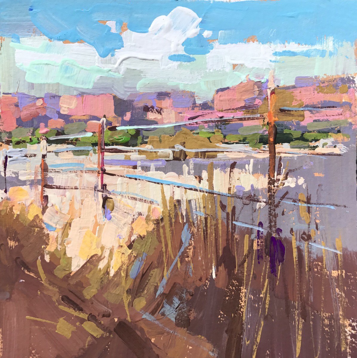 Fence Line by Michele Usibelli 