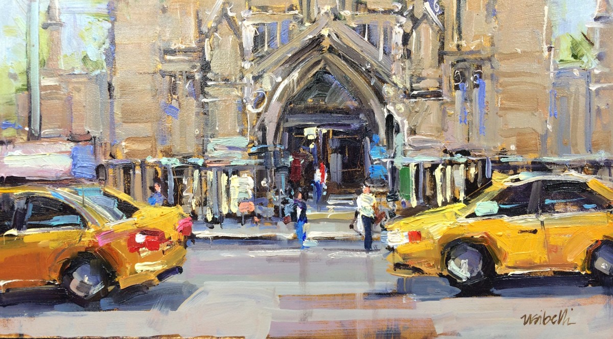 Approaching Trinity Church by Michele Usibelli 