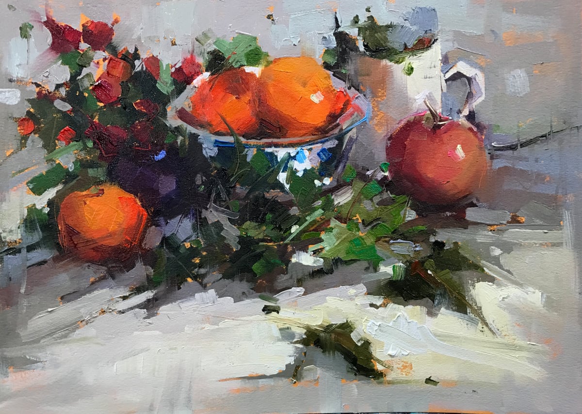 Still Life with Oranges by Michele Usibelli, Image 1.