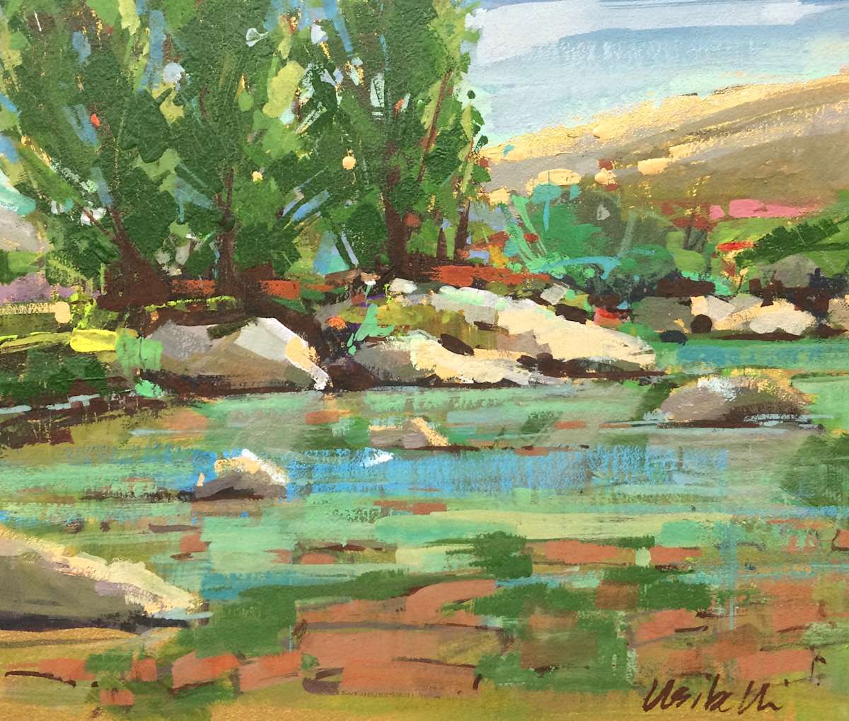 Mountain Lake by Michele Usibelli, Image 1.