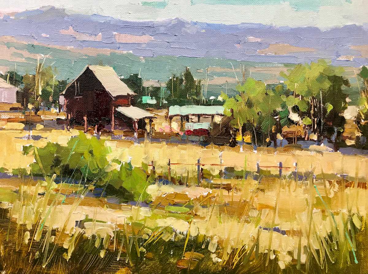 Bitterroot Barn by Michele Usibelli, Image 1.