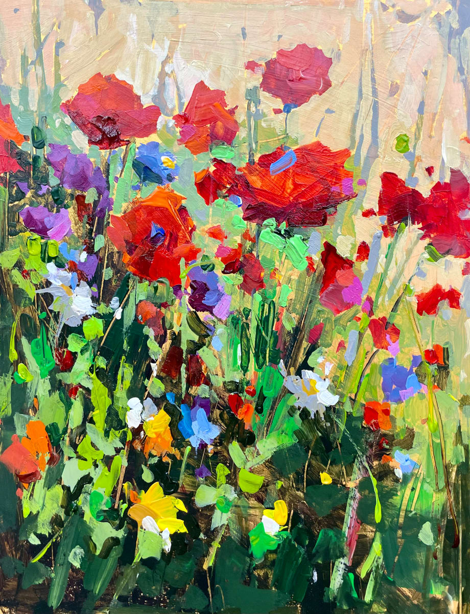 Poppy Field by Michele Usibelli 