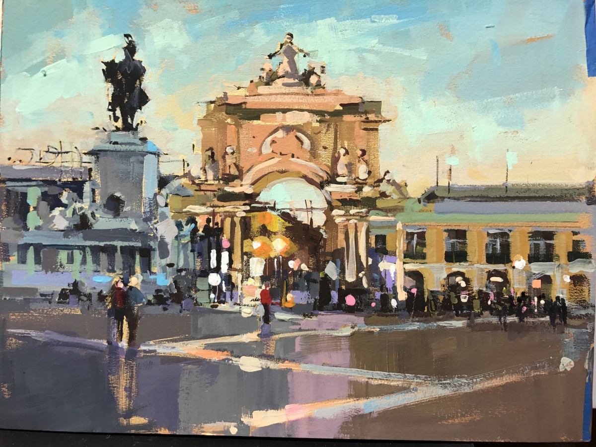 Rua Augusta, Lisbon by Michele Usibelli 