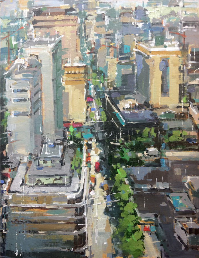 Along Fourth Avenue by Michele Usibelli 