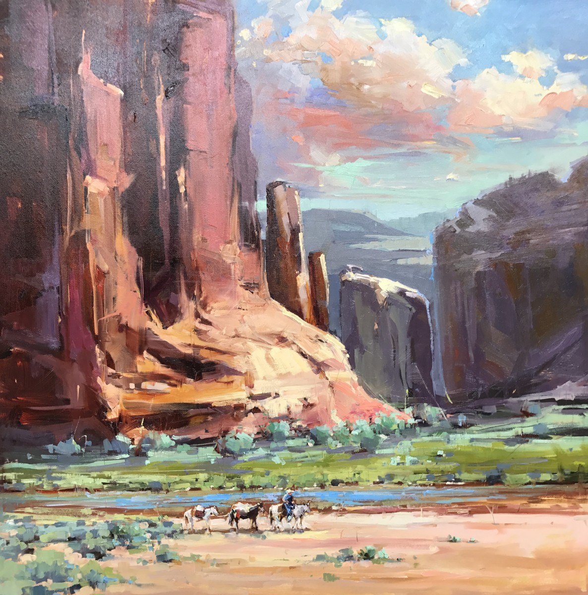Spring in the Canyon by Michele Usibelli 