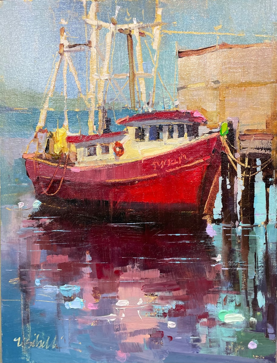 The Red Trawler by Michele Usibelli 