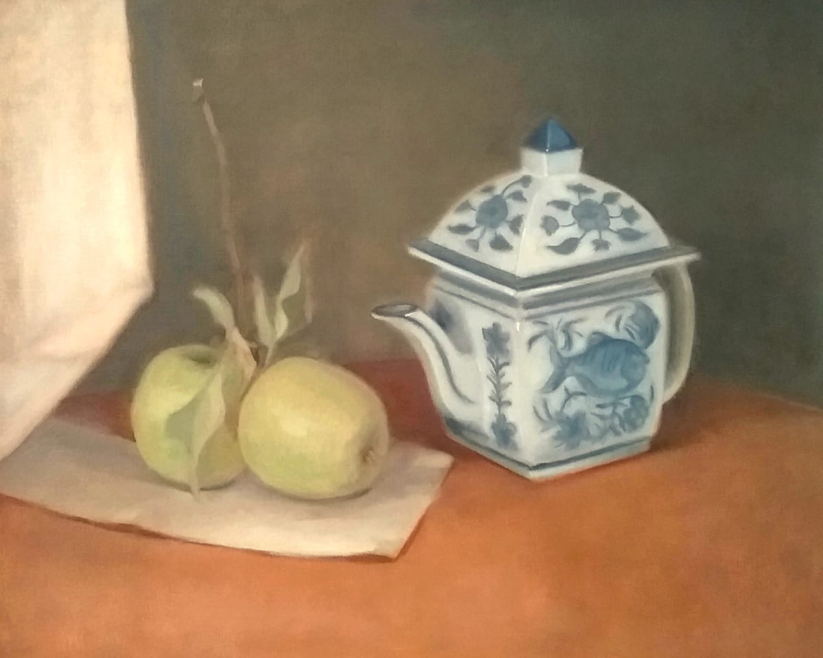 Still Life (Green Apples) by Curtis Green  Image: Still Life (Green Apples), 2021 by Curtis Green