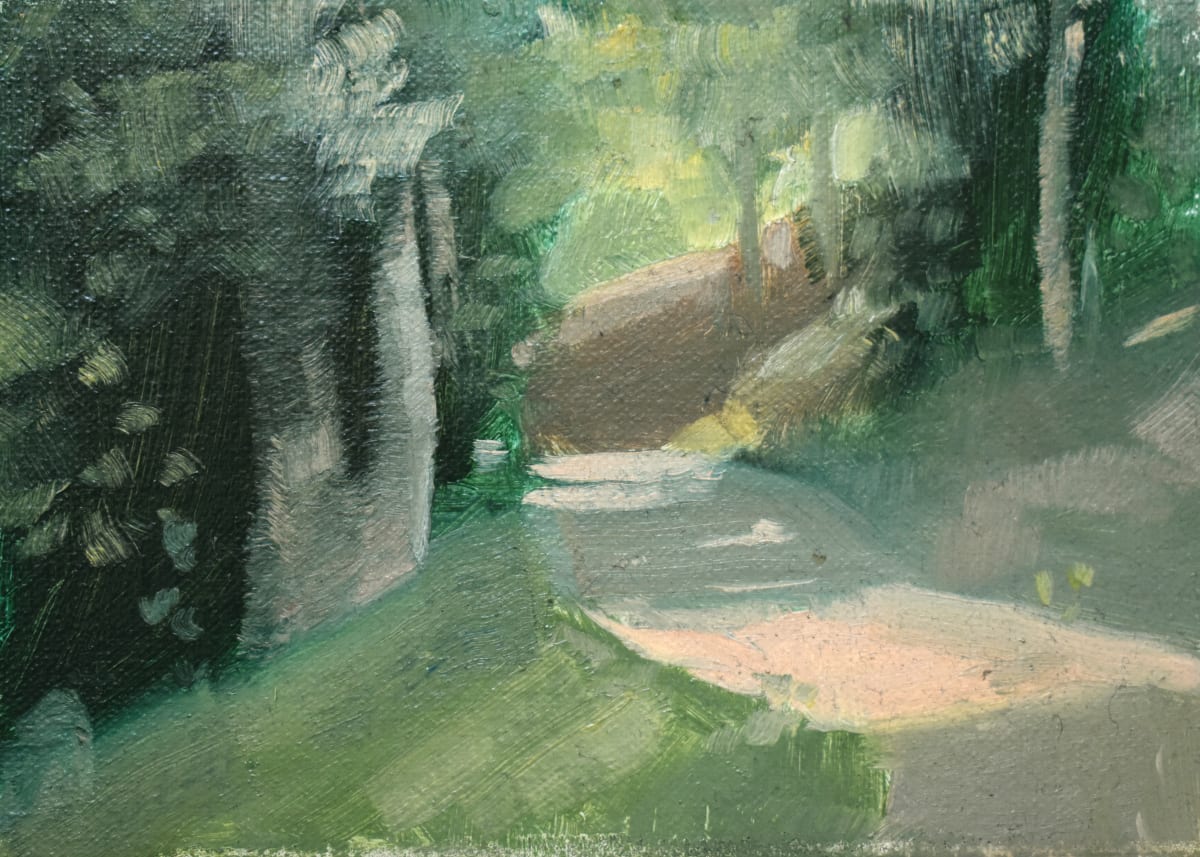 Sunlit Trail at Miraleste Canyon by Curtis Green  Image: Sunlit Trail at Miraleste Canyon, 2022 by Curtis Green