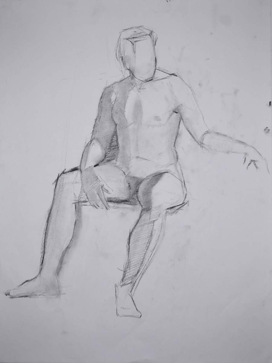 Life Drawing by Curtis Green 
