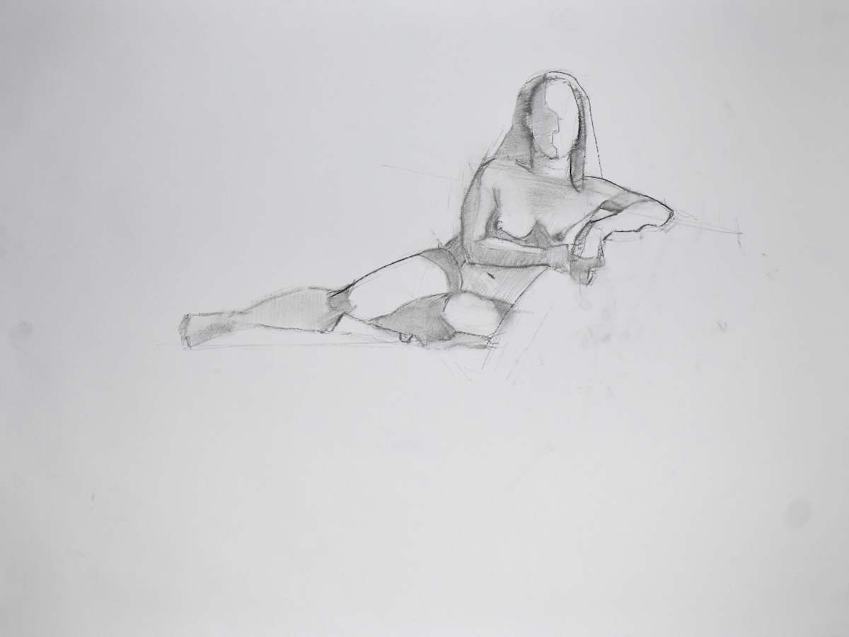 Life Drawing by Curtis Green  Image: Life Drawing