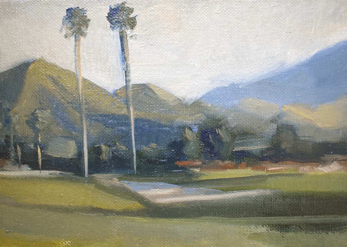 Palm Desert at Dusk by Curtis Green  Image: Palm Desert at Dusk, 2024 by Curtis Green