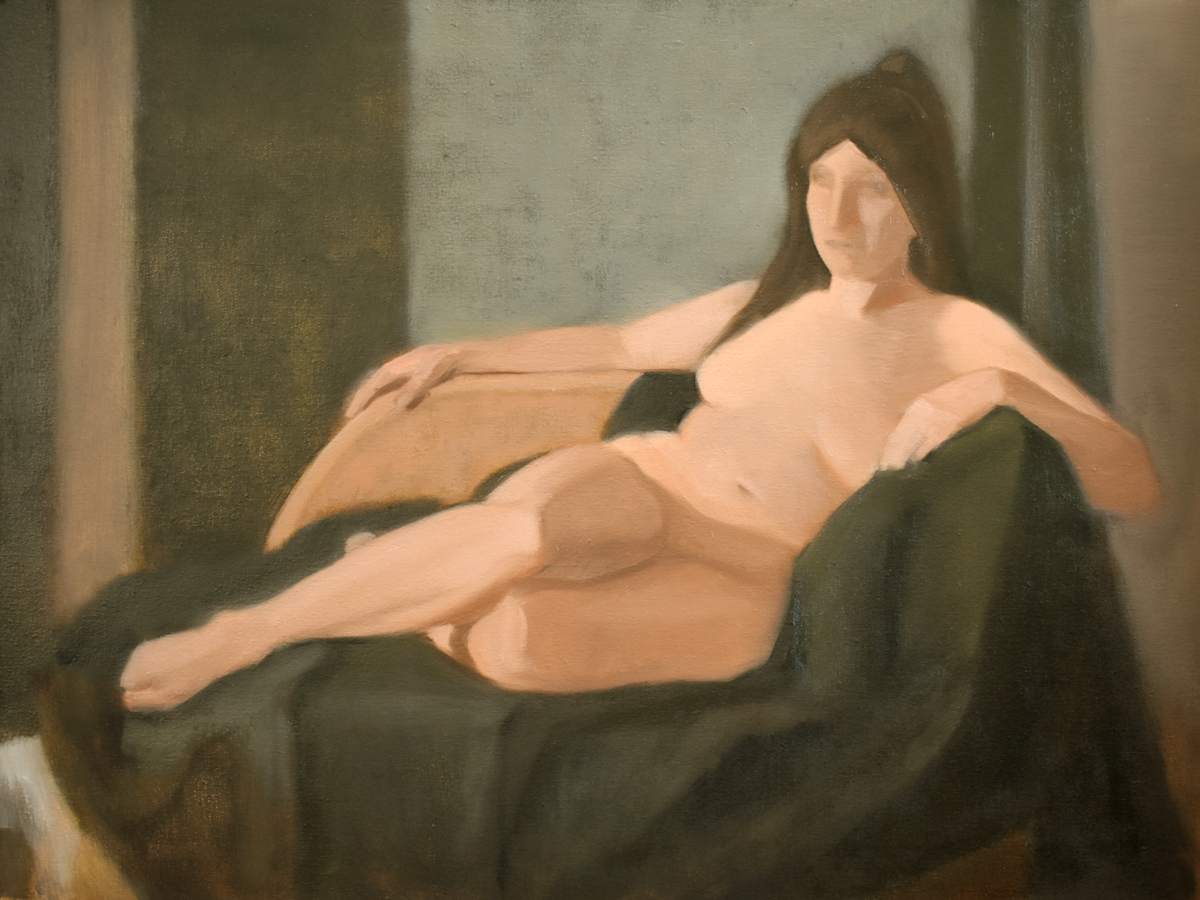 Repose in Grey and Green by Curtis Green, Image 1.