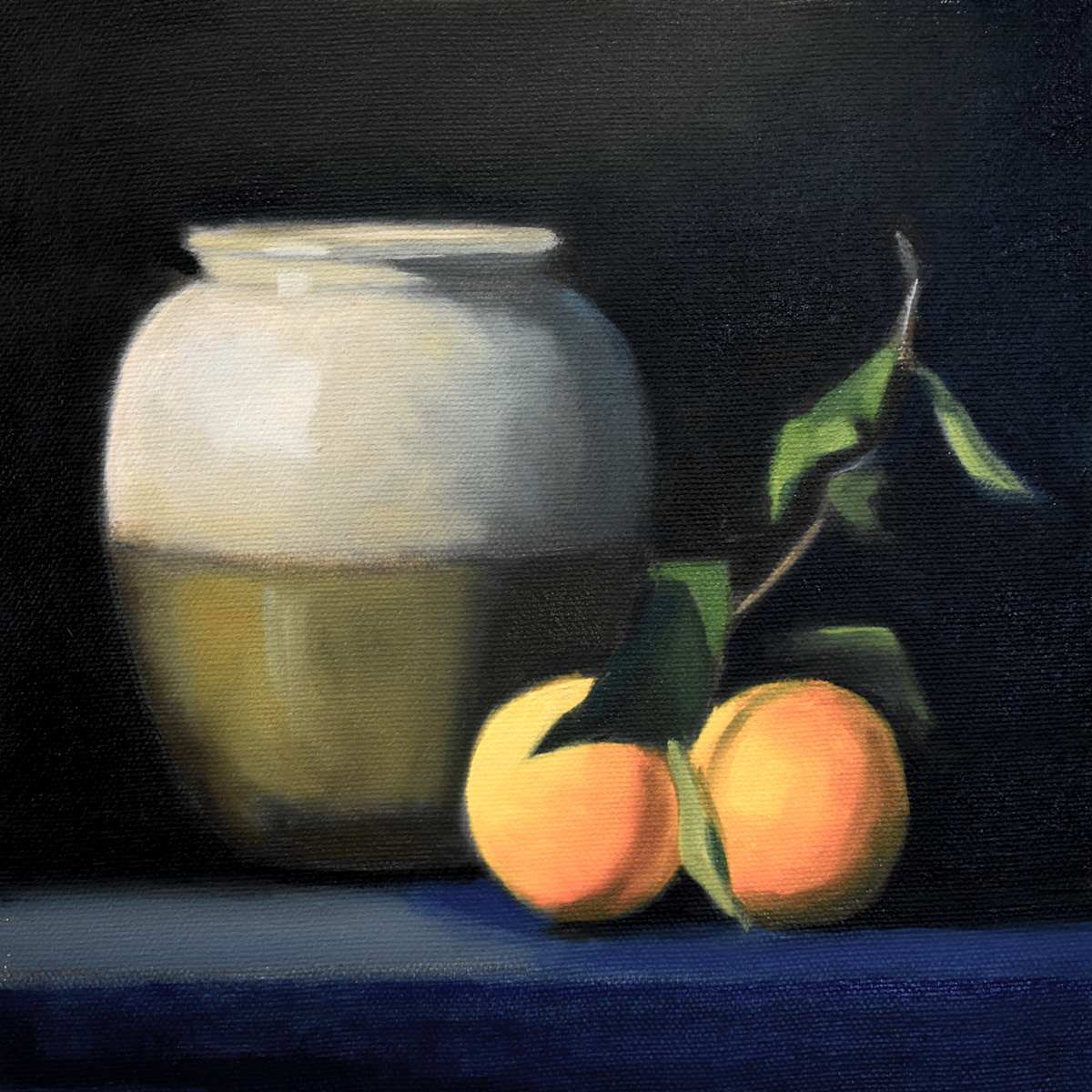 Vessel with Two Oranges by Curtis Green  Image: Vessel with Two Oranges, 2024 by Curtis Green