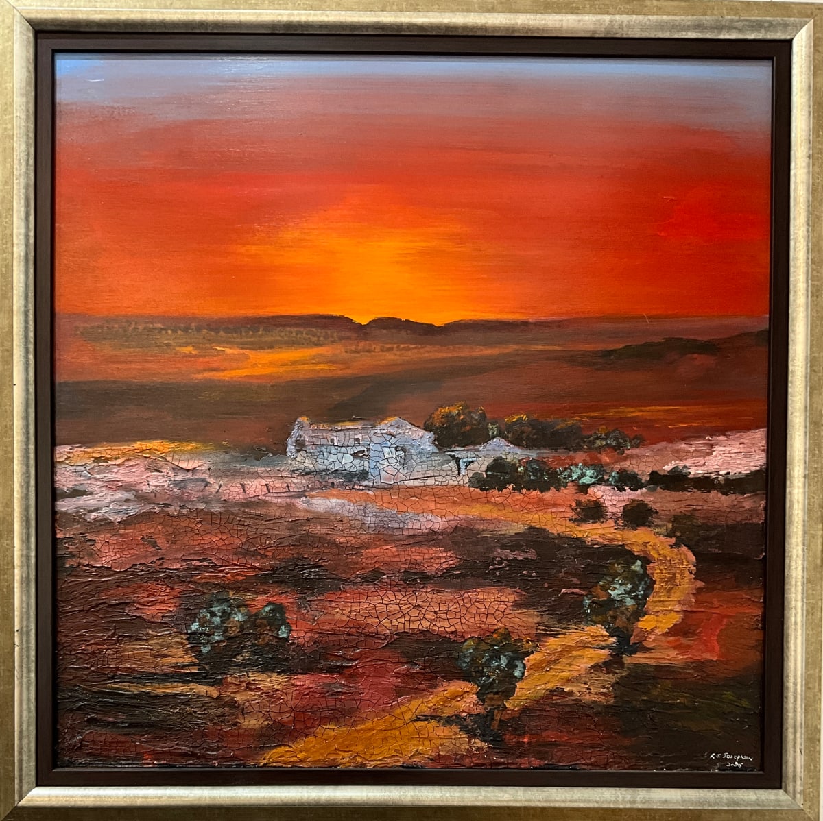 Sunset on Rustic Settlement by Jim Josephsen 
