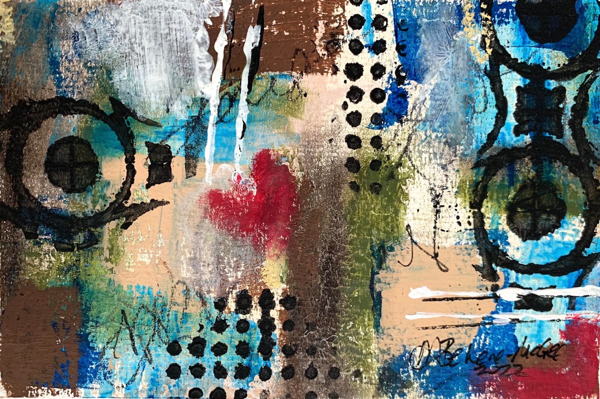 AWAKEN  Image: "AWAKEN"
5" x 7 1/2"
Original Abstract using acrylics, soft oil pastel and charcoal pencils on watercolor paper.

Limited Edition Prints Available 

Price on Request