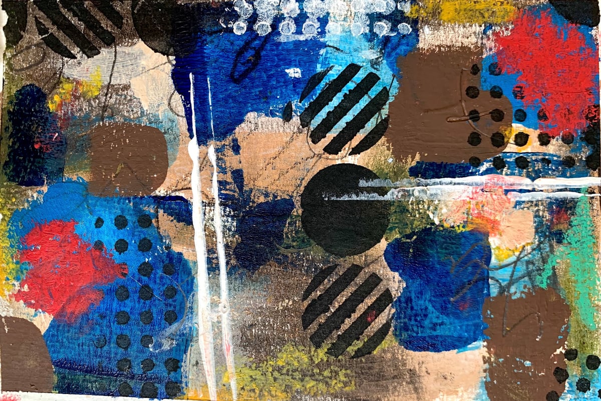 BALANCED  Image: "BALANCED"
5" x 7 1/2"
Original Abstract using acrylics, soft oil pastel and charcoal pencils on watercolor paper.

Limited Edition Prints Available 

Price on Request