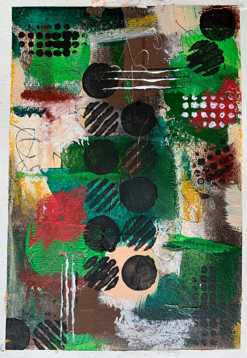 PERIPHERY  Image: "PERIPHERY"
10 1/2" x 7"
Original Abstract using acrylics, soft oil pastel and charcoal pencils on watercolor paper.

Limited Edition Prints Available 

Price on Request