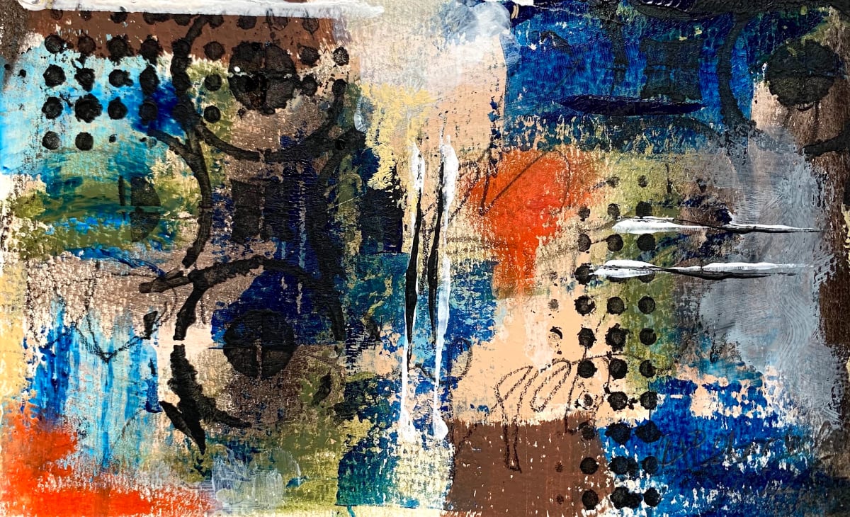 PULSATION  Image: "PULSATION"
 5" x 7 1/2"
Original Abstract using acrylics, soft oil pastel and charcoal pencils on watercolor paper.

Limited Edition Prints Available 

Price on Request