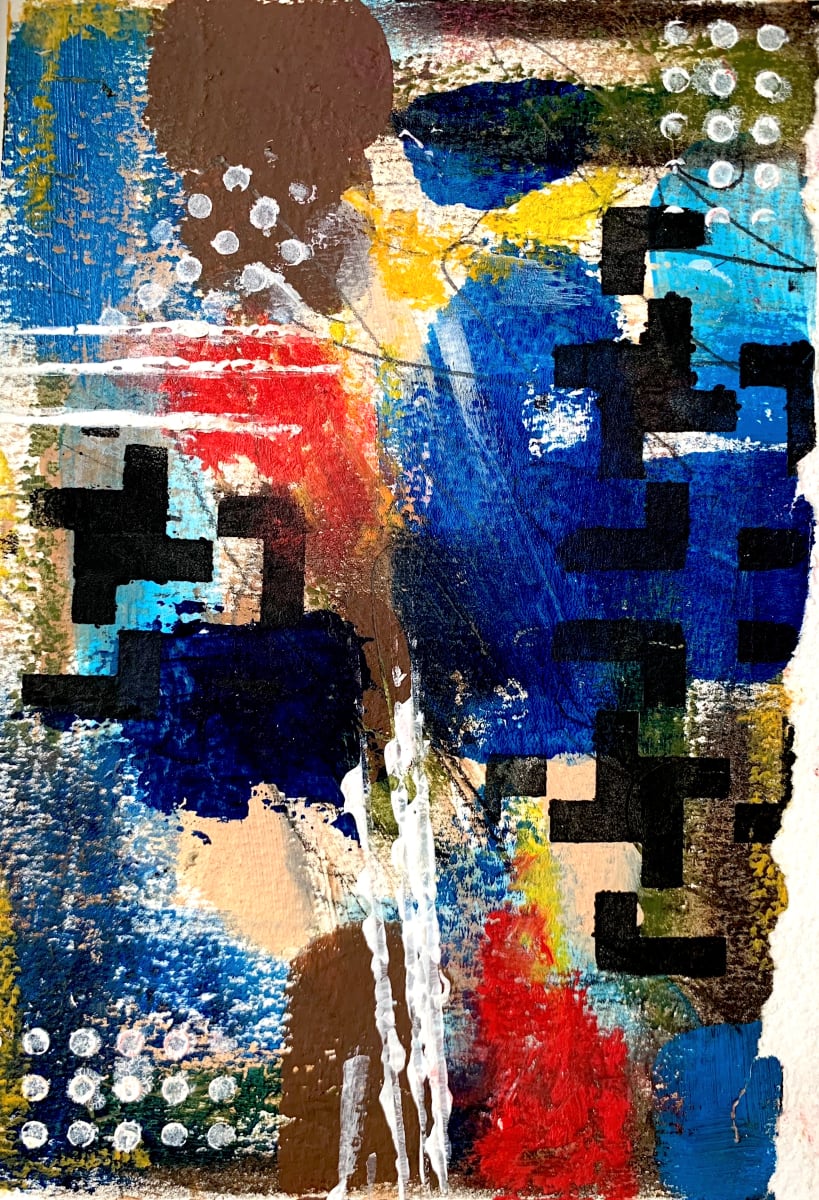 TRUTH BEHOLD  Image: "TRUTH BEHOLD"
7 1/2" x 5"
Original bstract using acrylics, soft oil pastel and charcoal pencils on watercolor paper.

Limited Edition Prints 

Available 
Price on Request