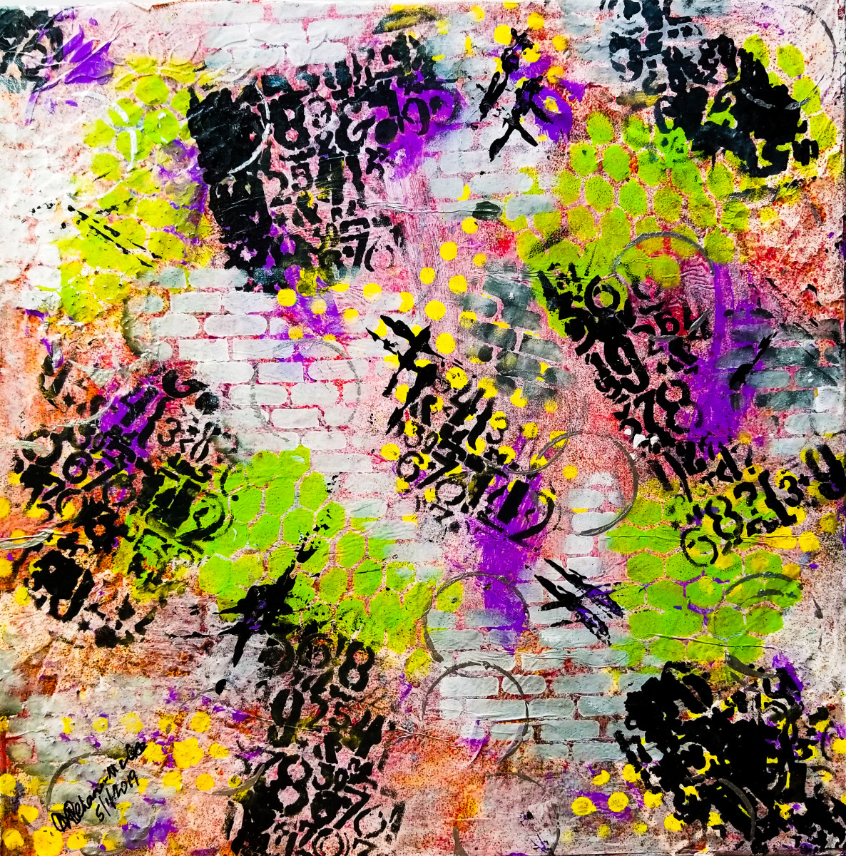 WRITING ON THE WALL #2 by Audrey Beharie-McGee 